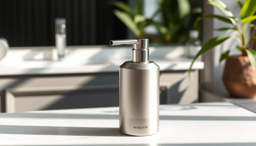 modern bathroom soap pump
