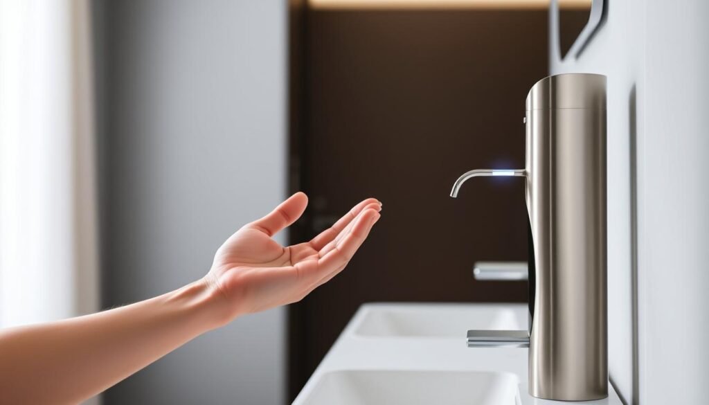motion sensor soap pump