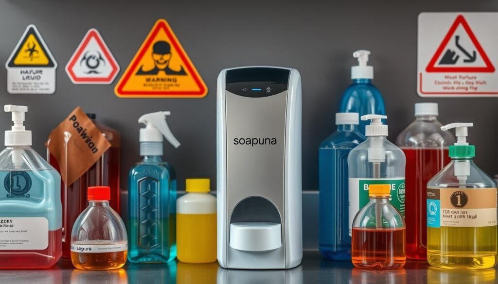 soap dispenser safety considerations