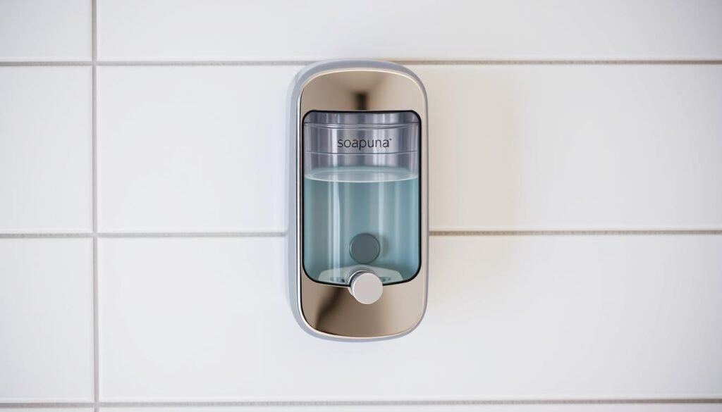 wall mounted bathroom soap dispenser