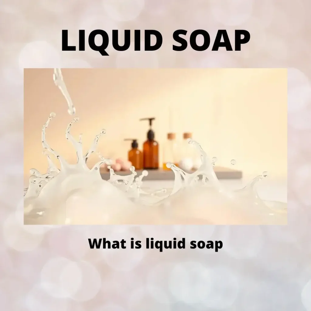 liquid soap